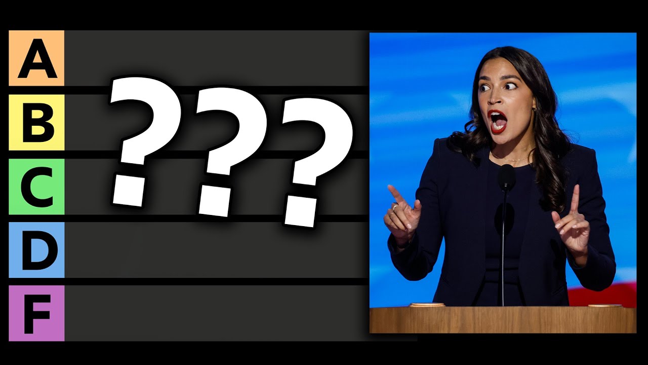 A DEMOCRAT TIER LIST (2025 VERSION)