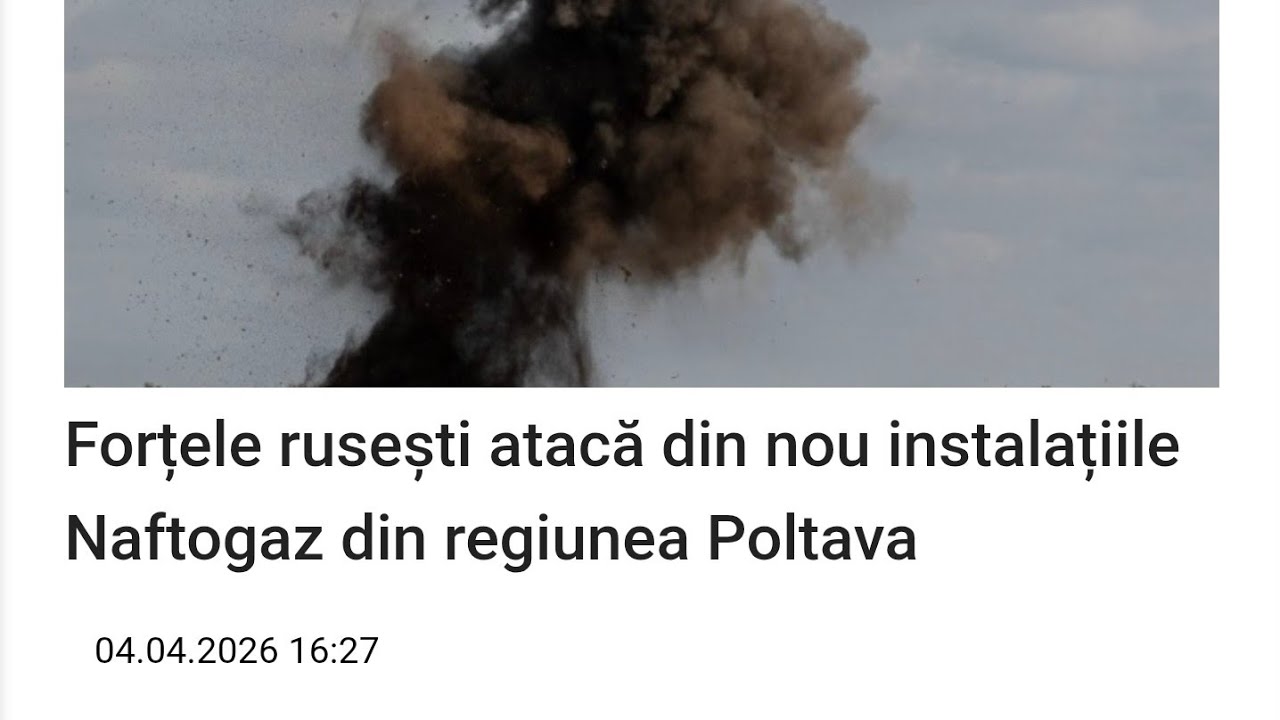 Depozitele grupului Naftogaz din Ucraina au fost atacate astăzi de drone 