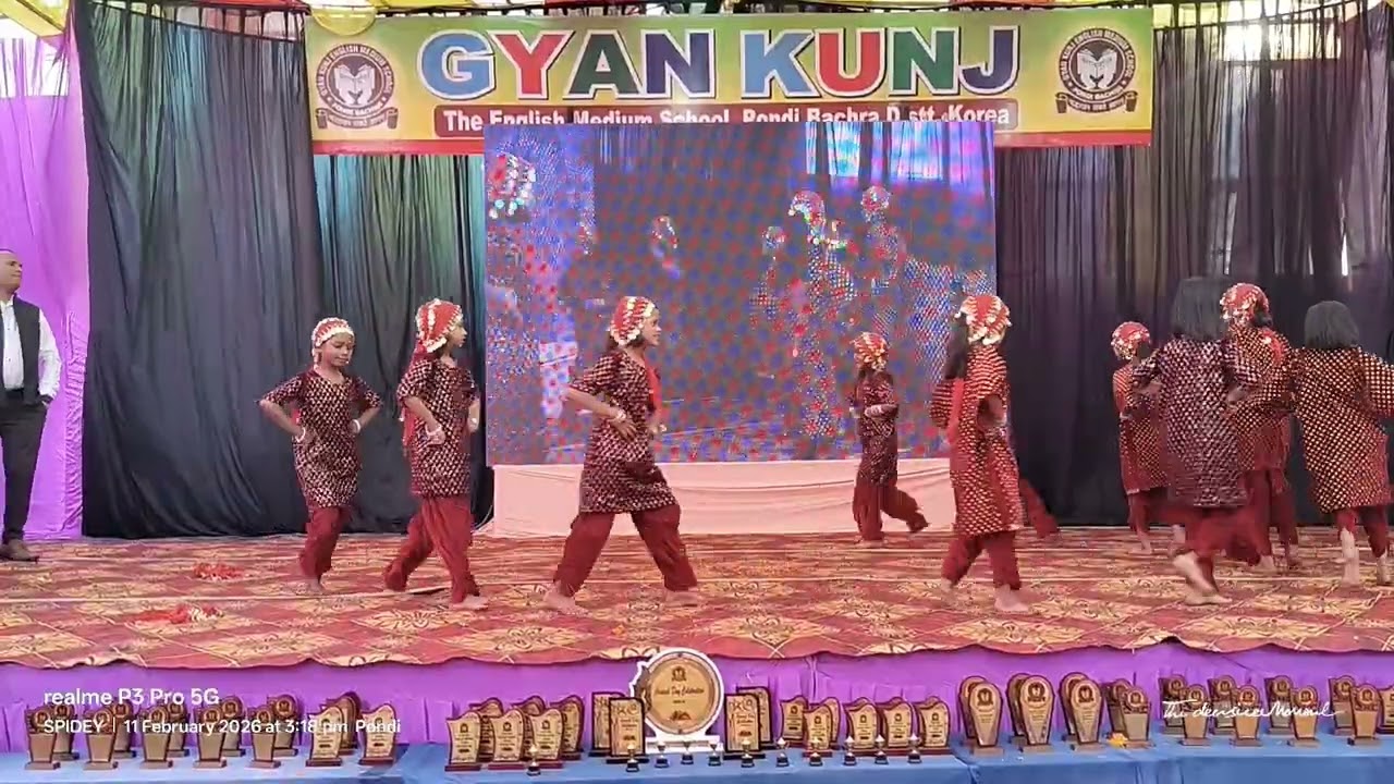 Bumbro bumbro dance by class 1 and 2