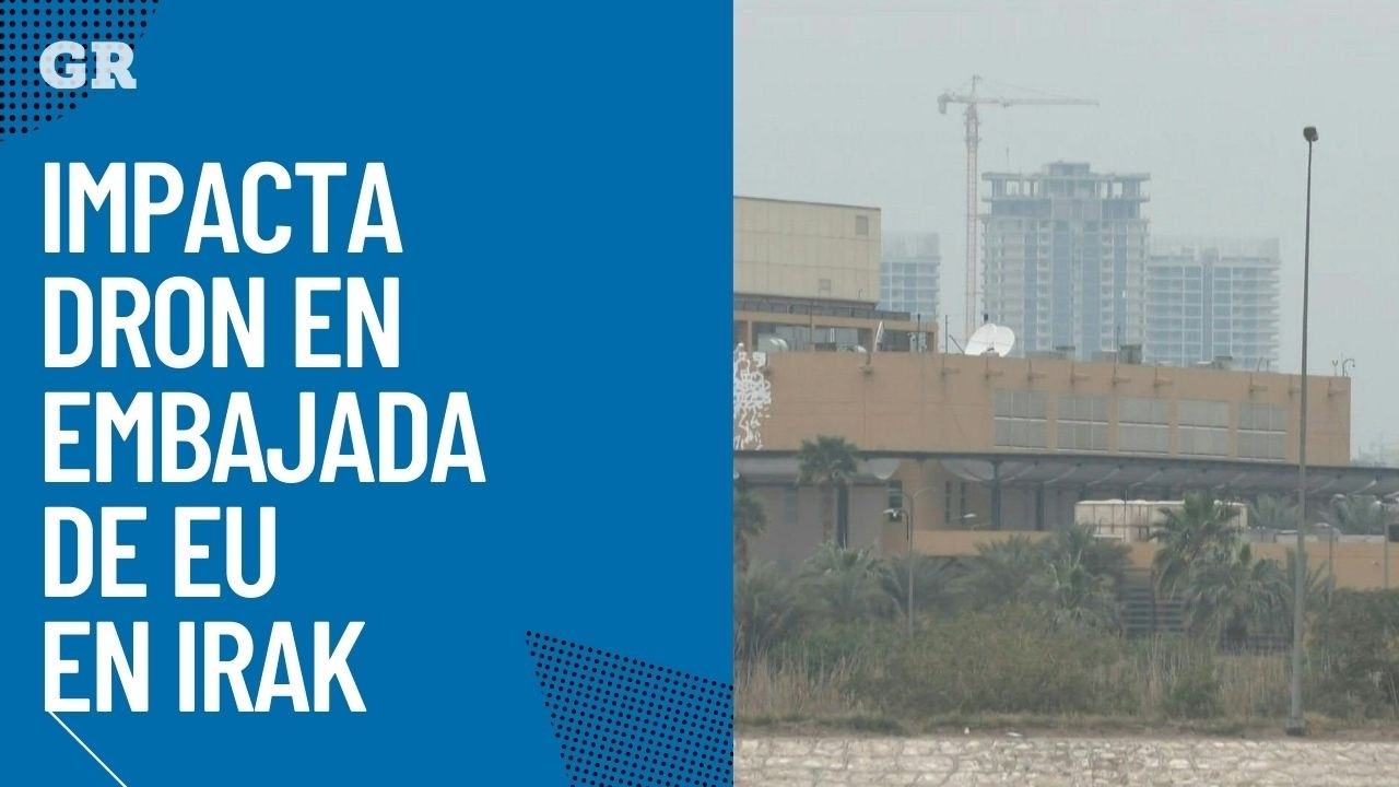 Impacta dron en embajada de EU en Irak