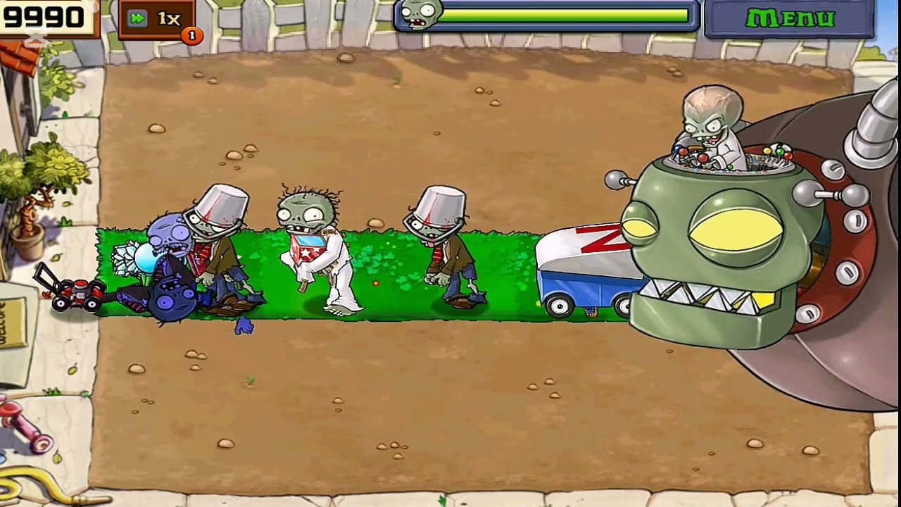Snow Pea Vs Dr.Zomboss God Snow Pea Kill Dr.Zomboss