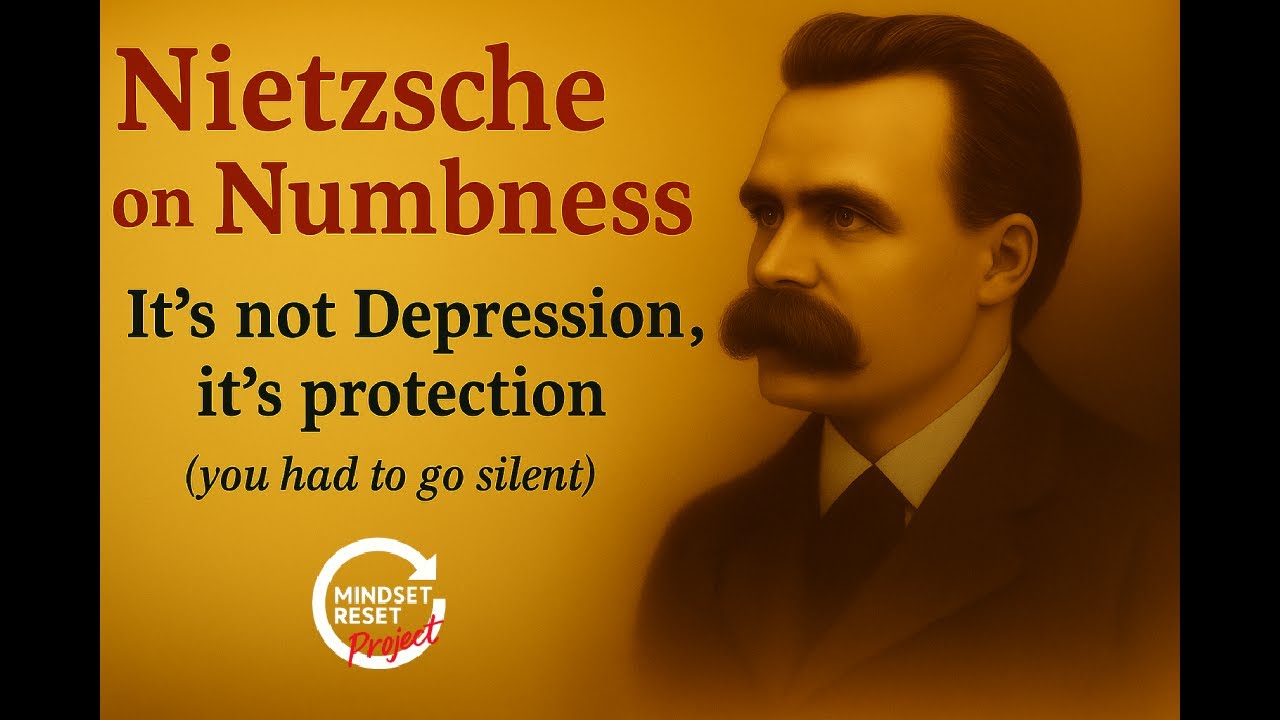 NIETZSCHE on NUMBNESS as DEFENSE - Why it is Hard Sometimes to FEEL Anything