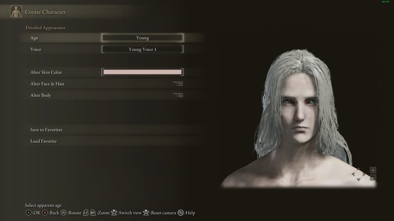 Elden Ring Rakshasa Character Creation with sliders