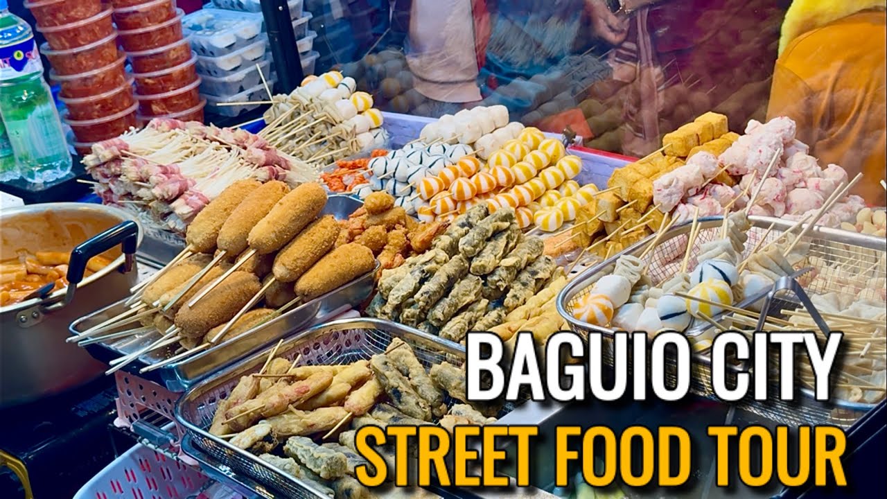 PHILIPPINES Street Food Tour at BAGUIO’s Harrison Night Market | PINOY FAVORITES PAST MIDNIGHT!