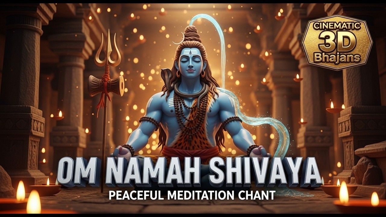 Om Namah Shivaya | Peaceful Mahadev Chant (Cinematic 3D) 🔱✨