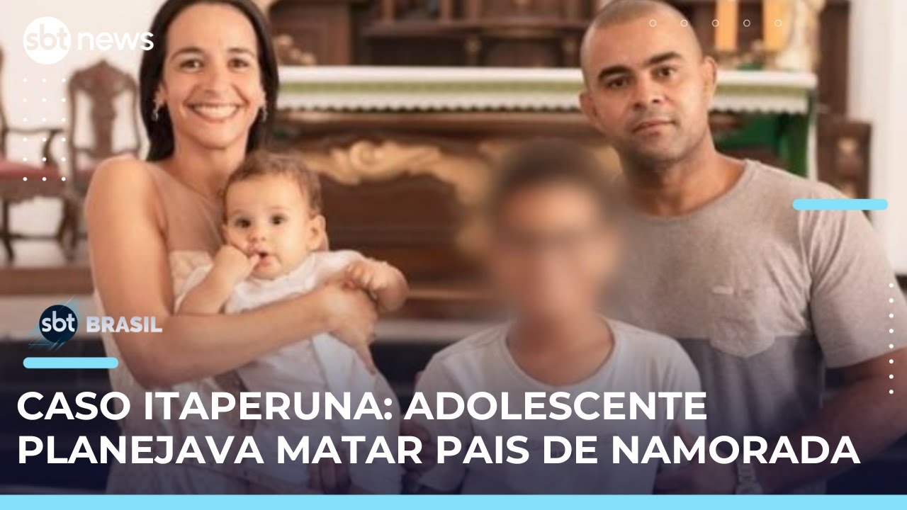 Adolescente que matou família em Itaperuna (RJ) planejava assassinar pais da namorada | #SBTBrasil