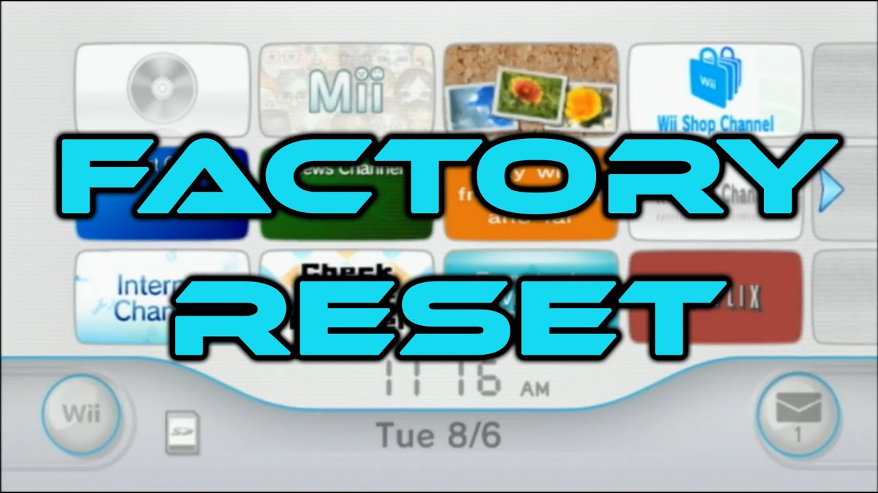 Как восстановить заводские настройки Nintendo Wii — быстро и просто