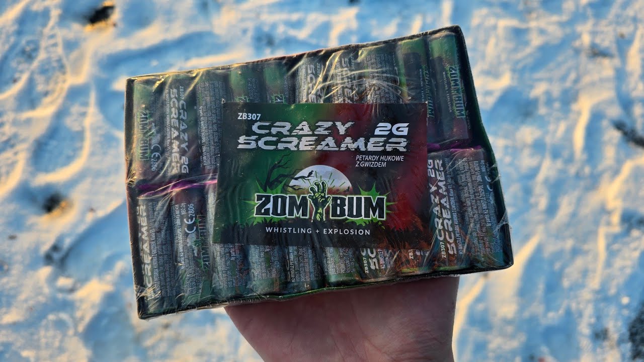 Petardy z piskiem Zom Bum Crazy Screamer 2G⚡️Czy warto? TEST