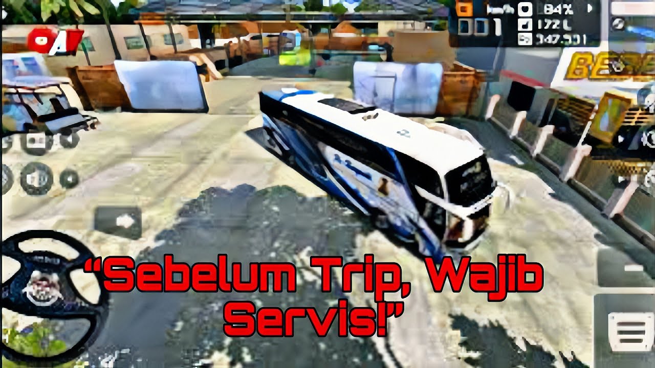 Servic bus pariwisata | bus simulator indonesia(BUSSID)