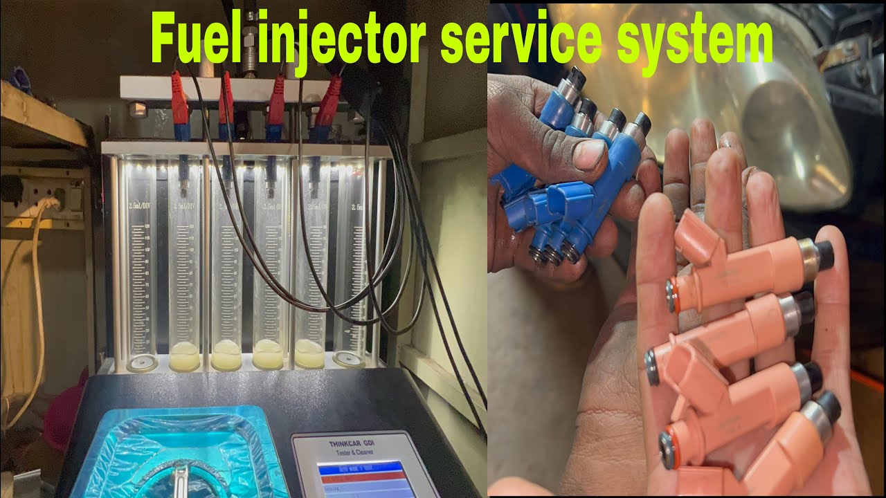 Fuel injector service and quantity checking system 