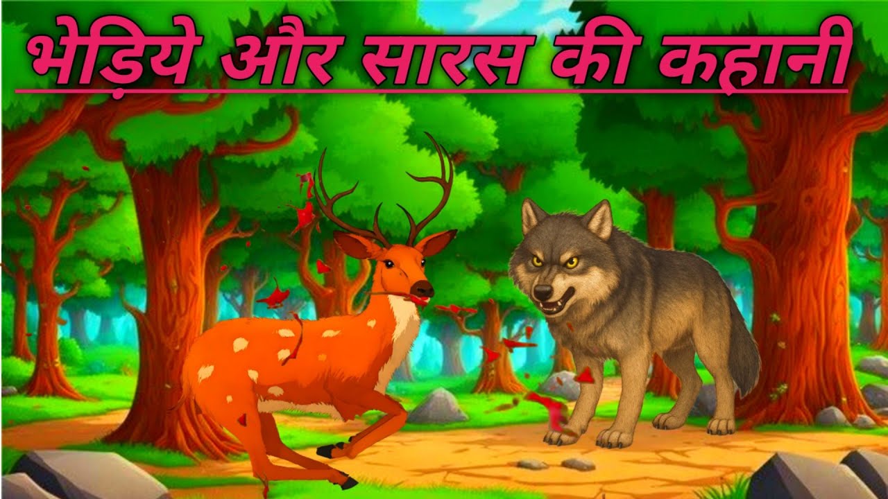 भेड़िये और सारस की कहानी bhediya aur Saras ki kahani