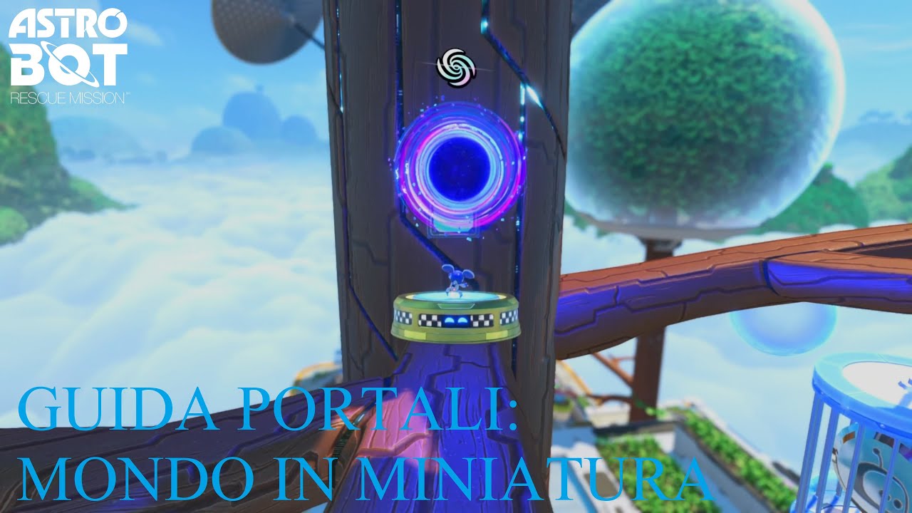 Astrobot Rescue Mission Gameplay ITA PS5 - Guida portali segreti: Mondo in miniatura