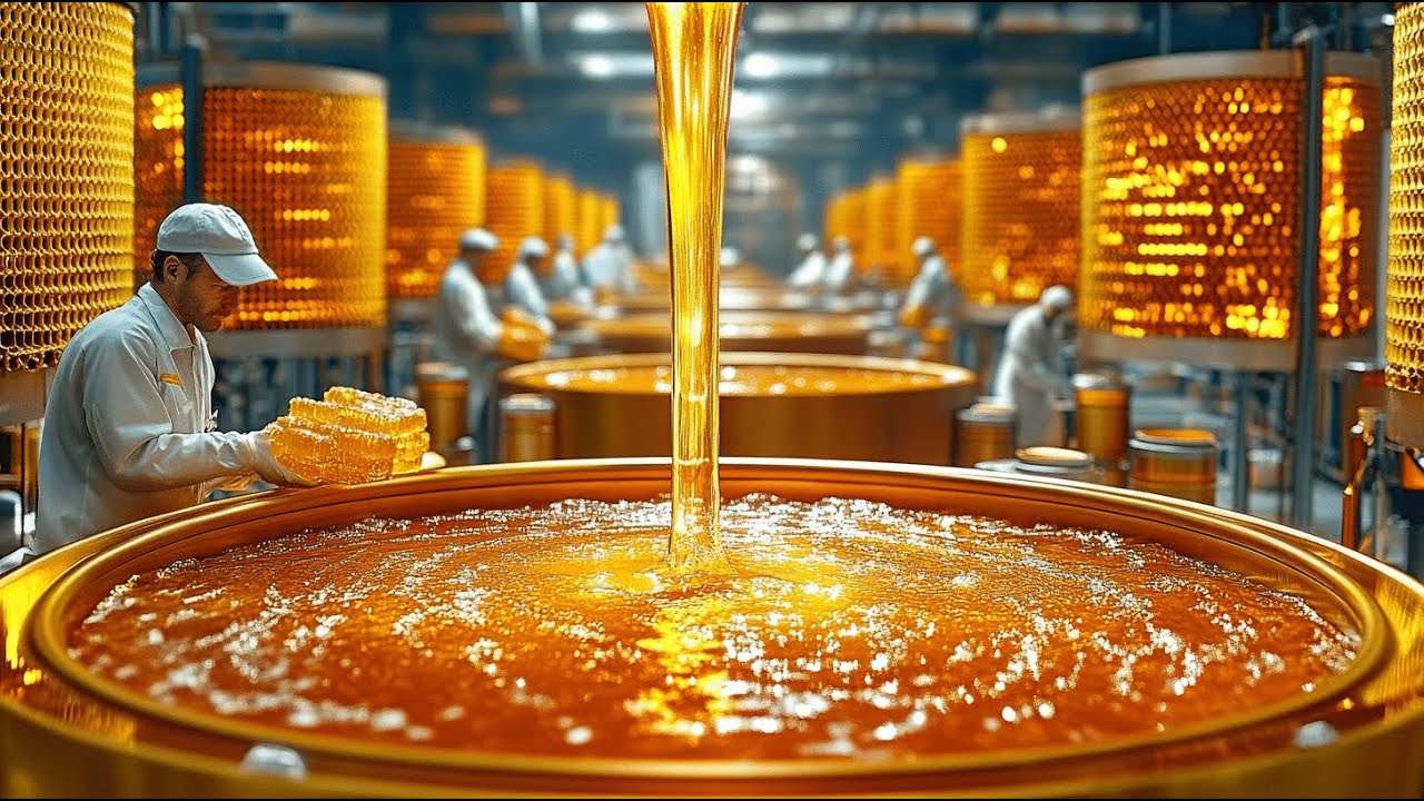 How Honey is Made In Factory | Honey Factory Process