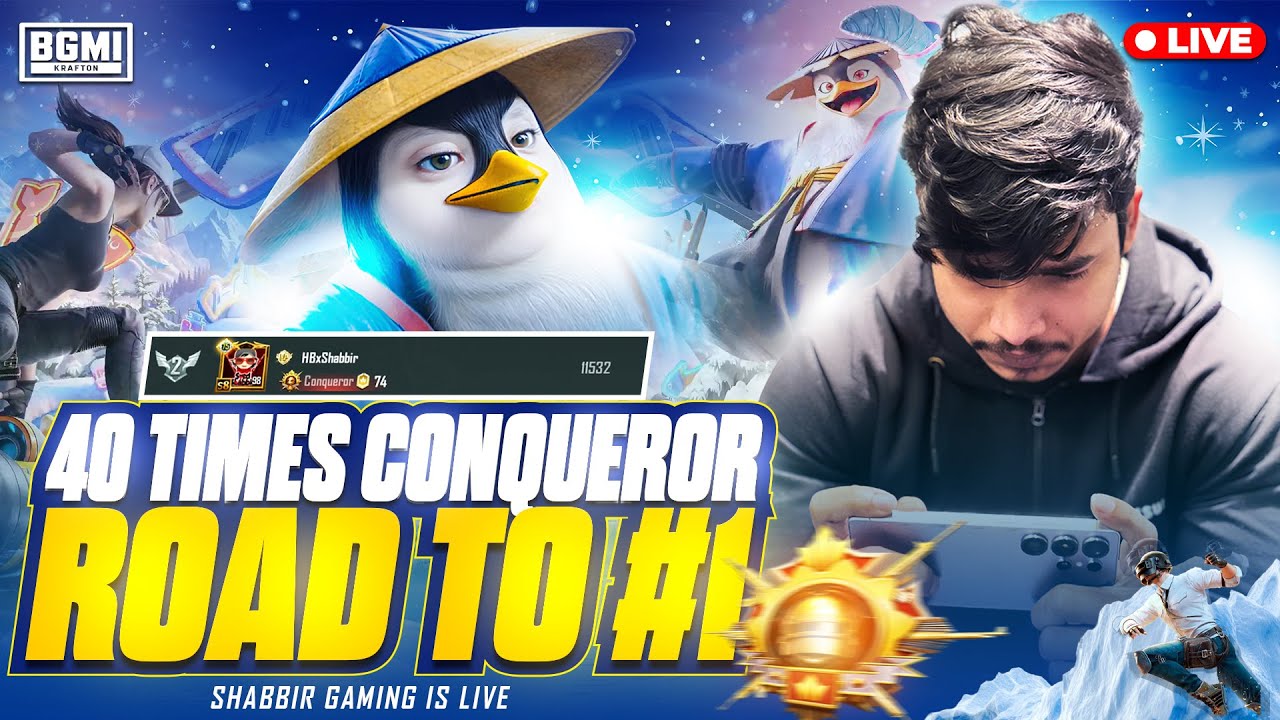 CONQUEROR HOGA IS BAR? | BGMI LIVE