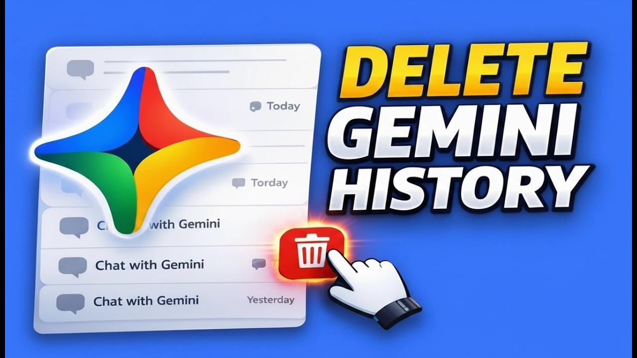 Как удалить историю Google Gemini | История чатов на мобильных и настольных устройствах