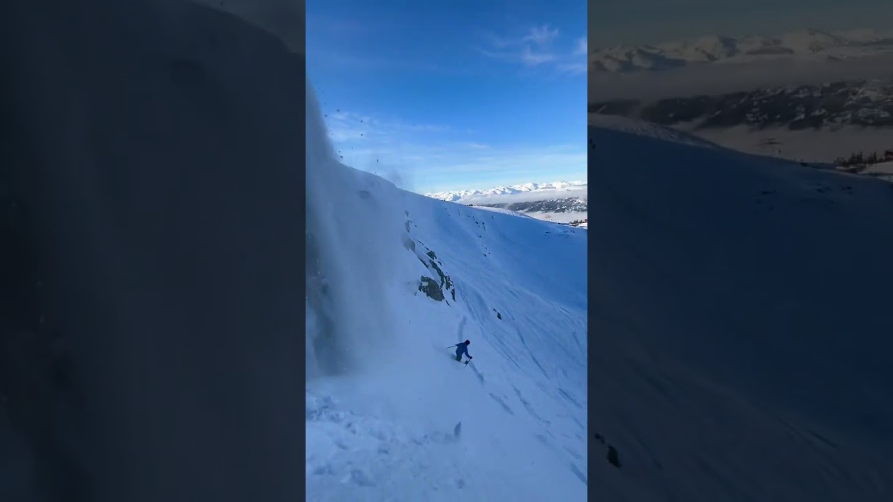 Fun 360 off of a cliff #oakleyskiing #armadaskis #goproskiing #casttouring #lookbindings