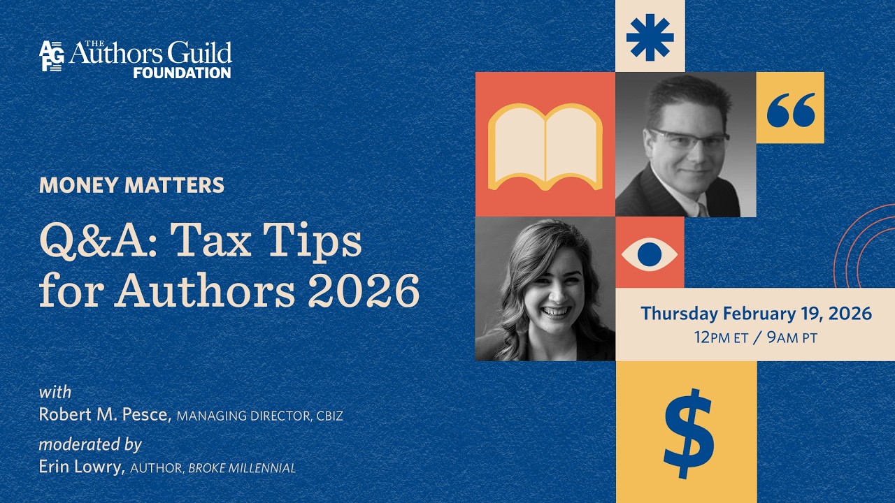 Q&A: Tax Tips for Authors 2026