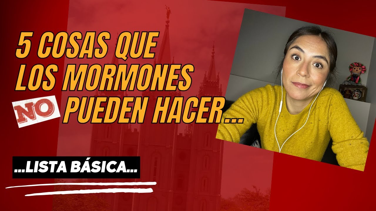 🚩Cosas SIMPLES que los Mormones NO pueden Hacer|Que alguien Nos Diga Porqué...?