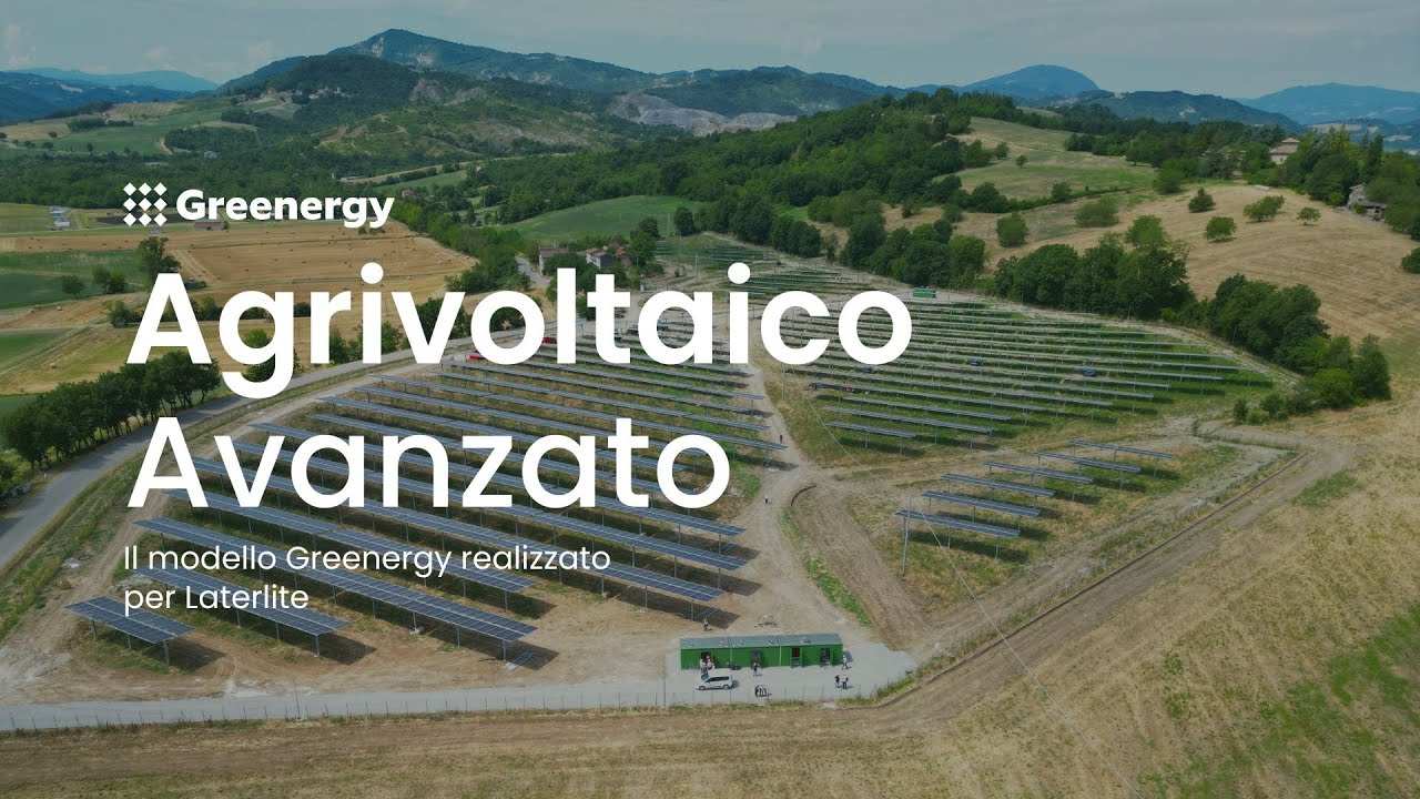 Agrivoltaico avanzato: il modello Greenergy realizzato per Laterlite