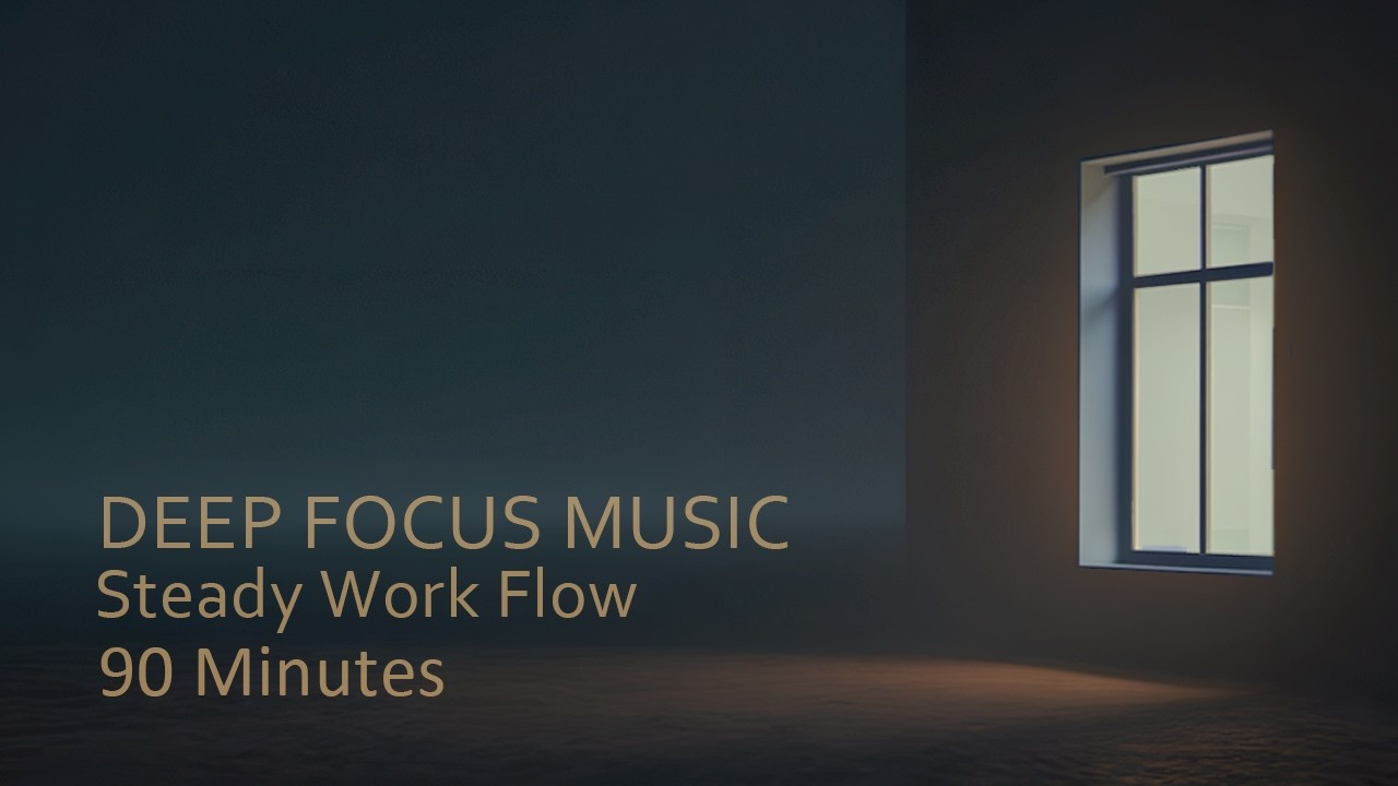 Deep Focus Ambient Soundscape | Calm Productivity Music for Work, Study & Flow