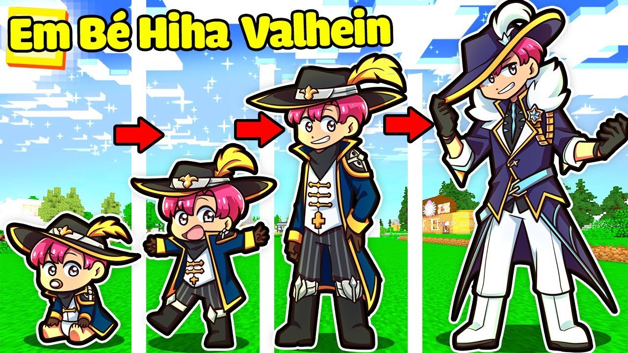NẾU HIHA VALHEIN LIÊN QUÂN CÓ CUỘC SỐNG TRONG MINECRAFT😍🤩