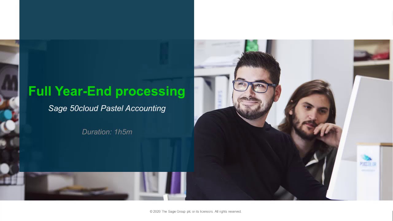 Sage 50cloud Pastel (ZA) - Full Year End processing webinar.