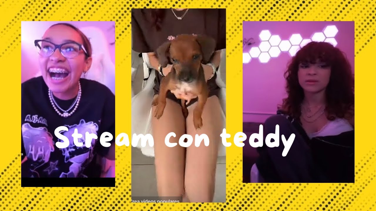 ALONDRA MICHELLE Y RAI con Teddy (perro de nay) *SALE MAL*