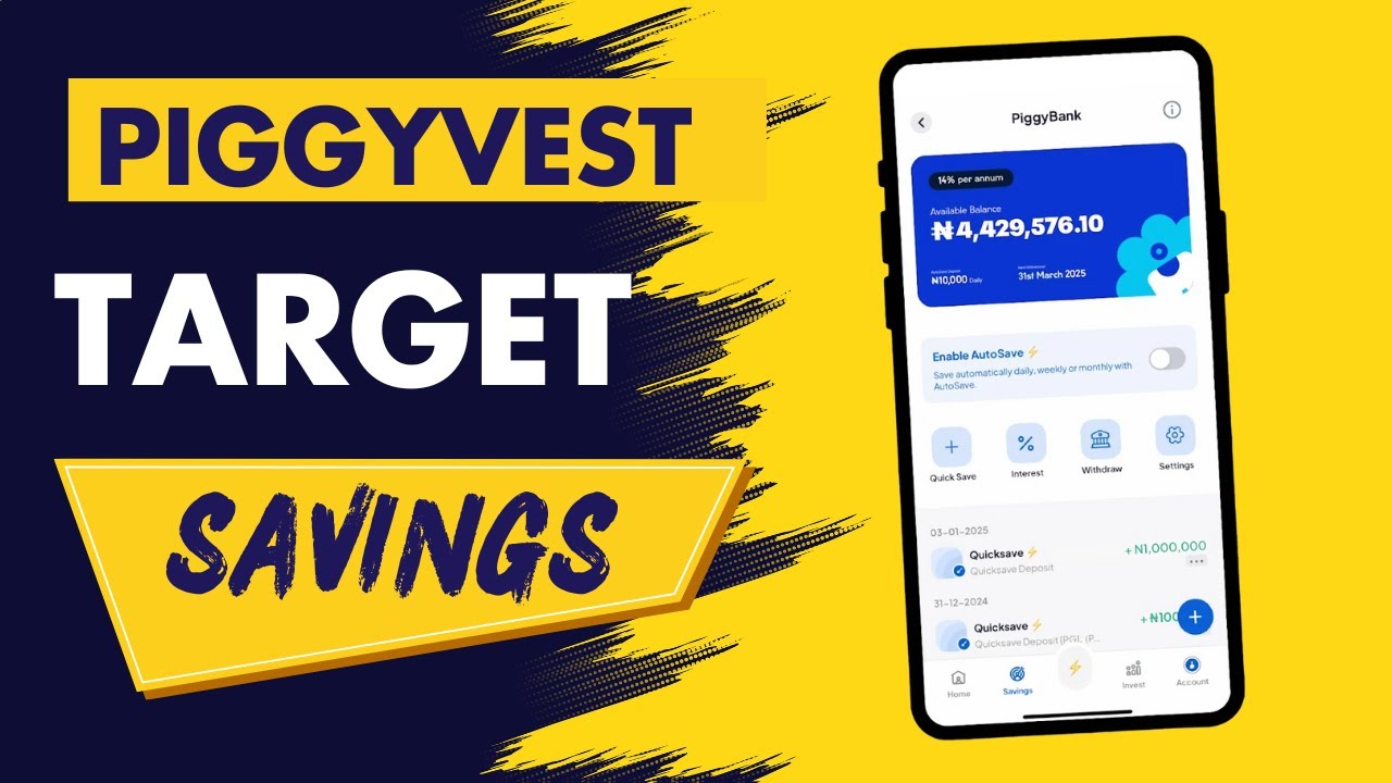 The BEST Way to Get Your Money Out of Piggyvest Target Savings