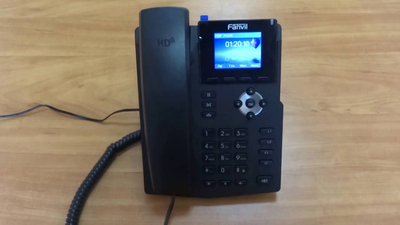 Краткий обзор SIP-телефона Fanvil X3S/X3SP