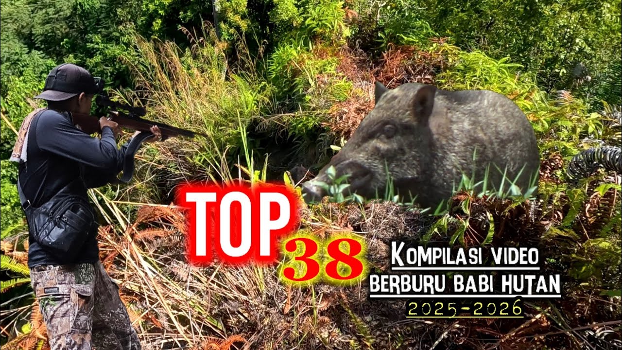 SPESIAL❗TOP 38 VIDEOS TERBARU BERBURU BABI HUTAN Menegangkan Tahun 2025-2026 | Wild Boar Hunting.. 