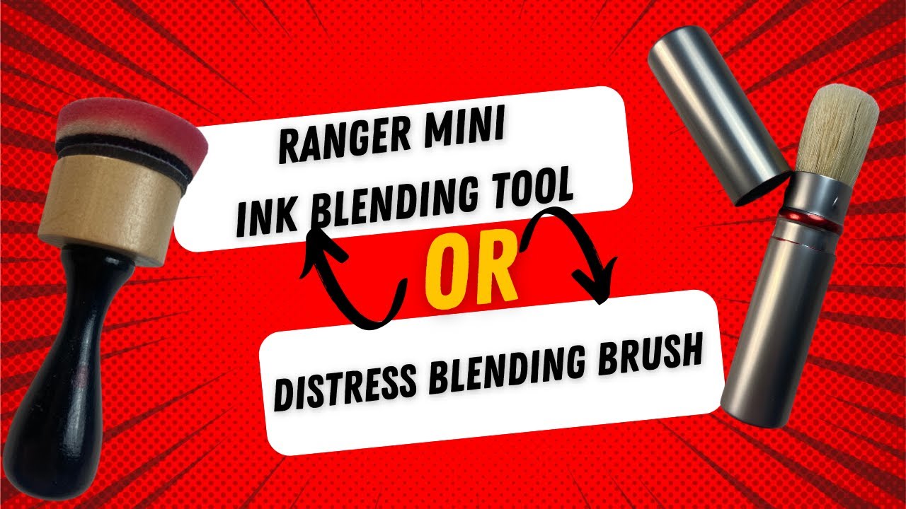 Mini Ink blending tool or Distress Ink blending brush