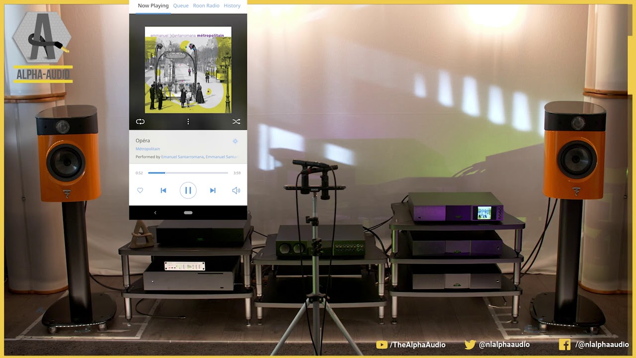 Sample Test - NAIM 500 series  - Focal Sopra No1 - Kudos Titan 606