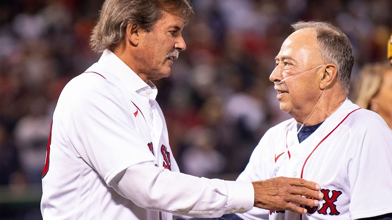 Dennis Eckersley reflects on catching emotional first pitch from Jerry Remy