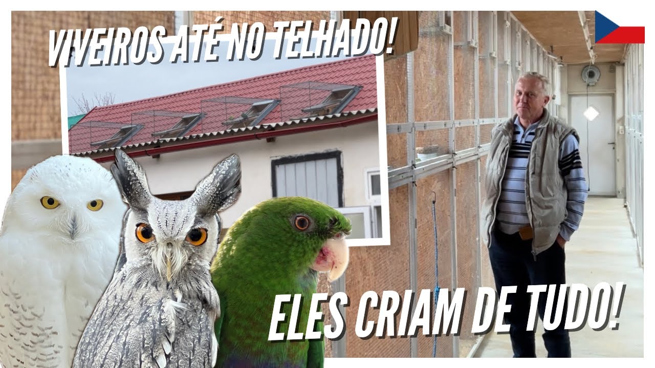 Visitando CRIADORES de AVES EXÓTICAS na REPÚBLICA TCHECA | EUROTRIP