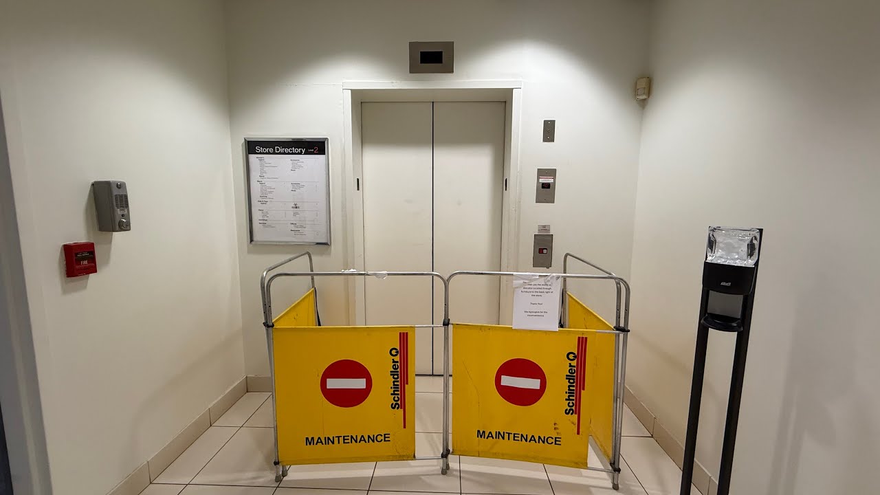 IT’S STILL BROKEN?! 1996 Schindler MT Hydraulic Elevator @ Macy’s Mall of NH Manchester, NH