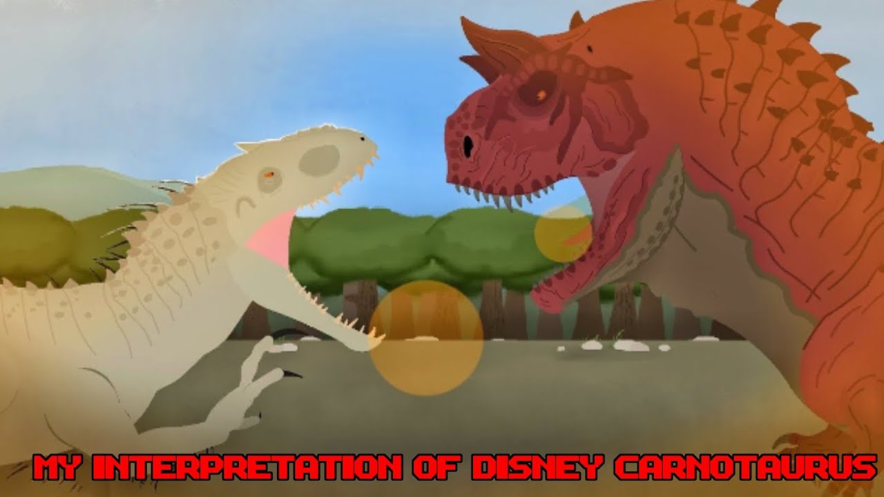 (OLD ANIMATION AND OUTDATED) (JW) Indominus rex vs PEA² Disney Carnotaurus Animation