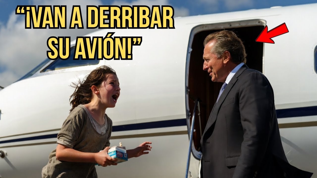 ¡VAN A DERRIBAR SU AVIÓN!   LA NINA SALVO LA VIDA DEL MILLONARIO  Y ÉL LE RETRIBUYÓ DE UNA FORMA