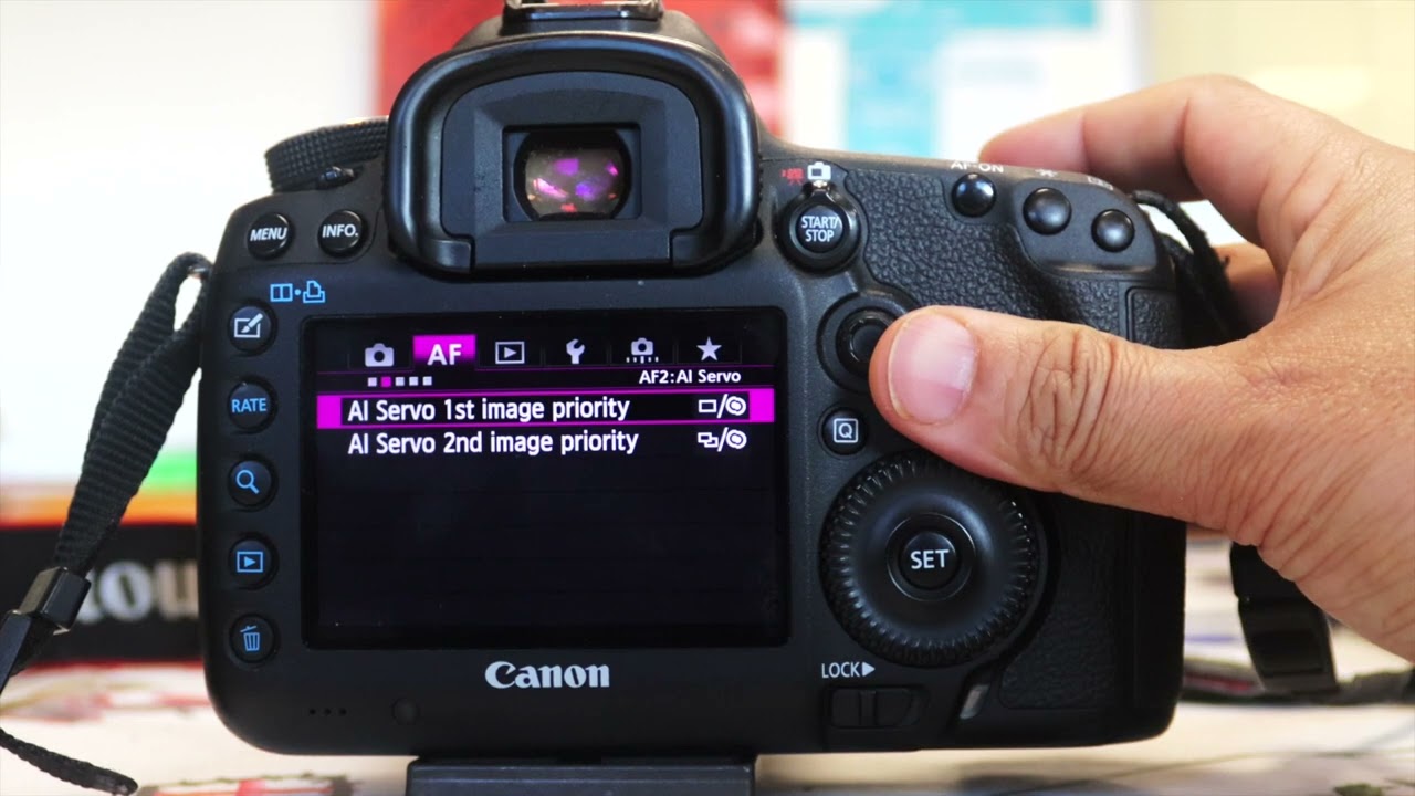 SAMOUCZEK CANON 5D W MENU I PRZYCISK Q