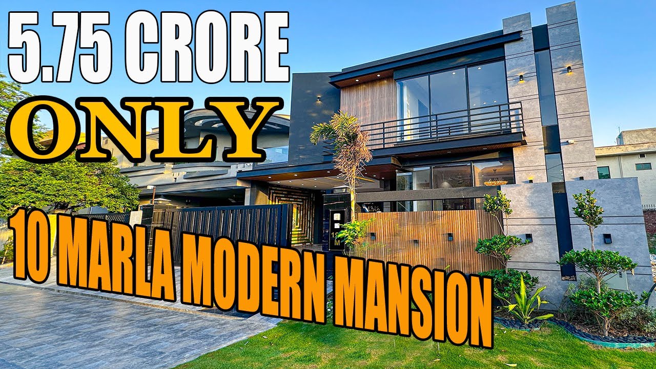 Discover a 10 Marla Modern House in a prime location DHA Lahore