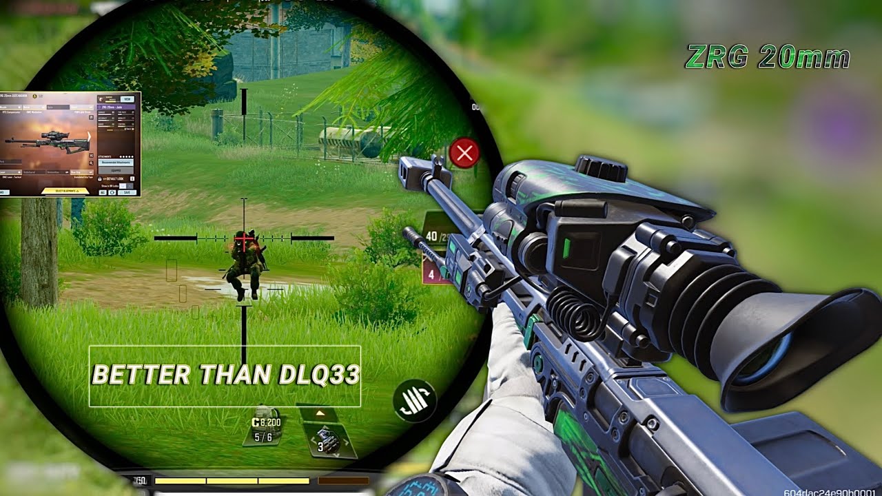 THE 1- SHOT ZRG 20mm GUNSMITH INSANE!! | BEST ZRG 20mm GUNSMITH CODM BR | CODM BR GAMEPLAY 