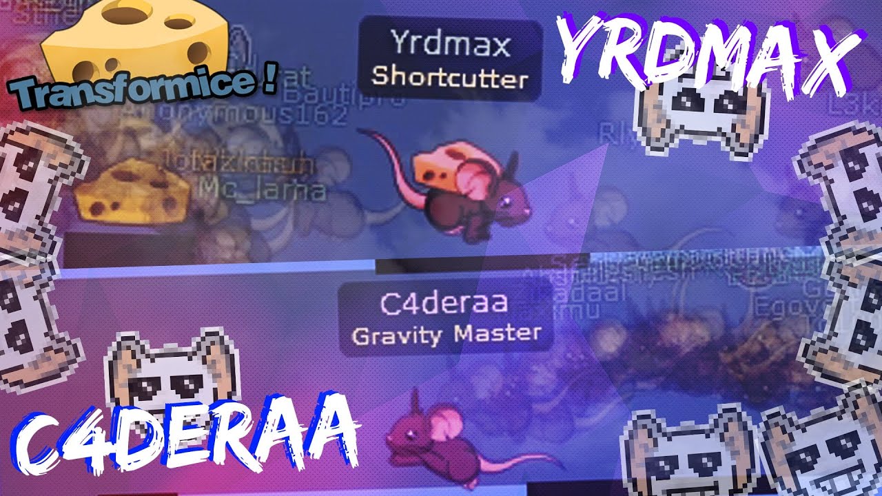► Yrdmax & C4deraa +50/100 MICE Racing Gameplay #4 - Transformice