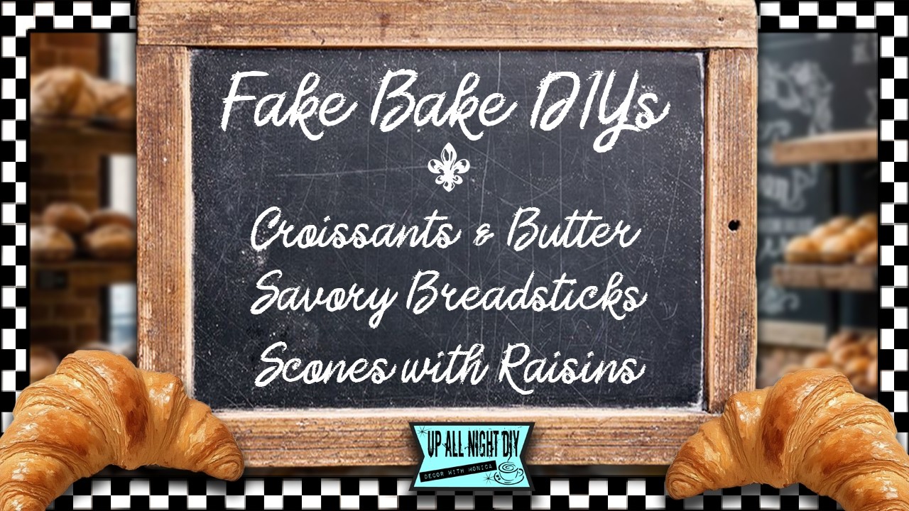 Искусственная выпечка, которая выглядит как настоящая 🥐 | Самозатвердевающая глина и акриловая кр...