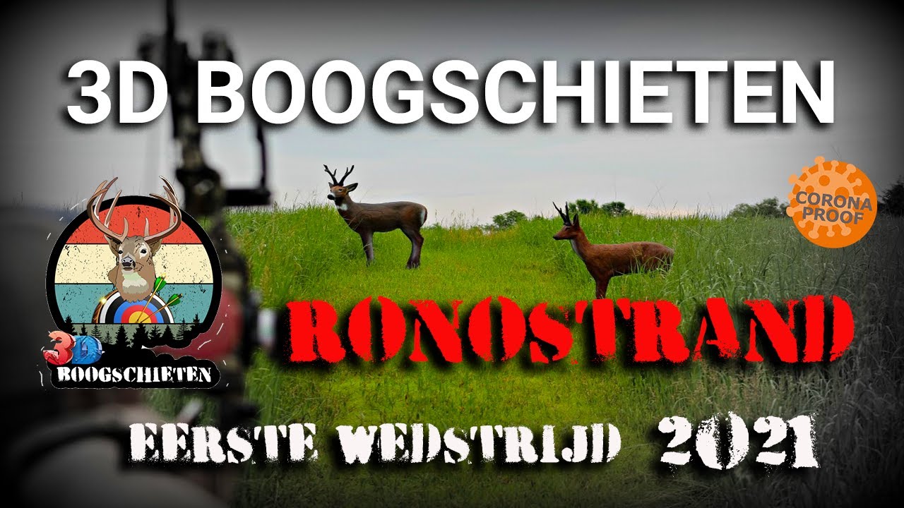 Eerste 3D wedstrijd  Boogschieten 2021 Ronostrand, Corona Proof, First 3D Archery 2021 Netherlands