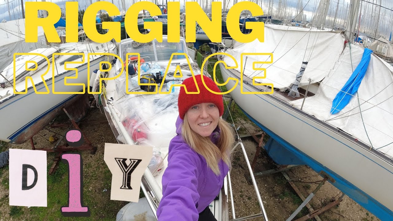 EP 9 - DIY How to Replace STANDING RIGGING -Beneteau 36|| OceanJade Saillife
