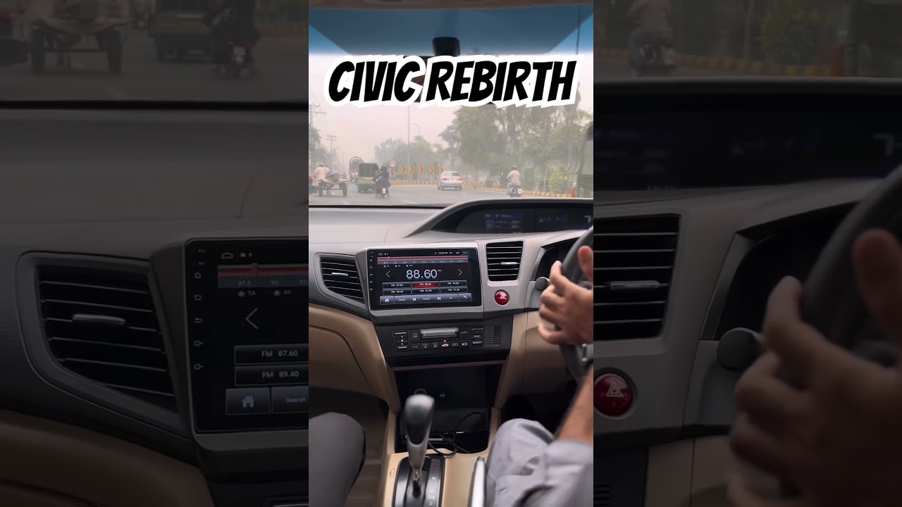 Honda Civic Rebirth Showcase: Sleek, Stylish, and Stock Interior and Exterior #civic #honda