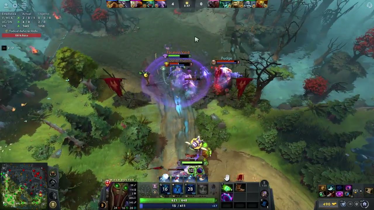 rankig rol ( apoyo primario ) witch doctor 18/14 carry