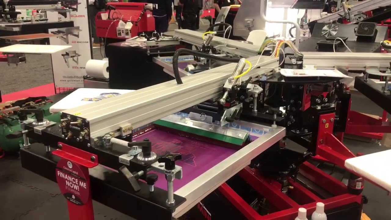 Printing with the Lawson Mini-max at Printing United 2019