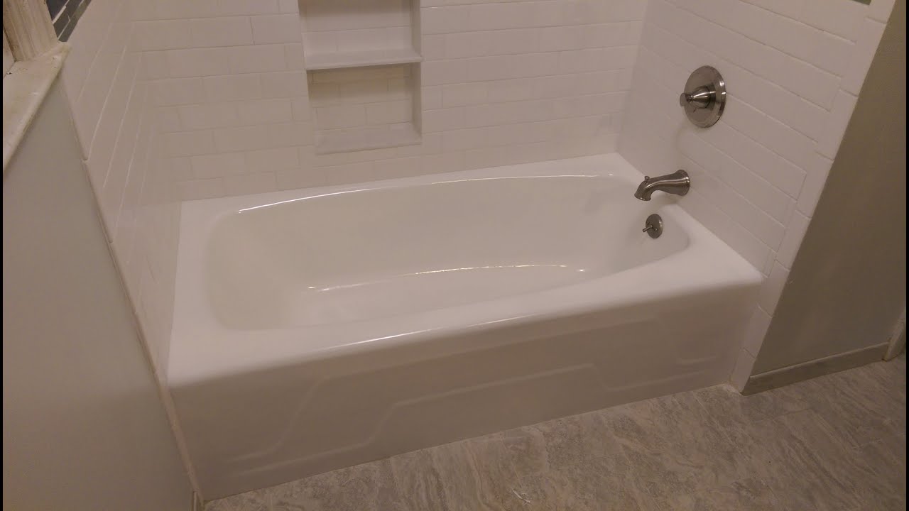How to refinish a cast iron tub