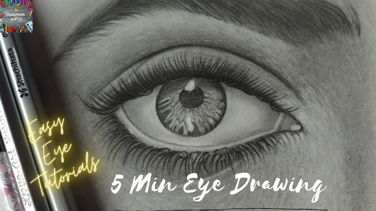 #Hyperrealism #EyeDrawing Hyper-Realistic Eye| Final Videos \ Easy  drawing tutorials /#Manisha arts