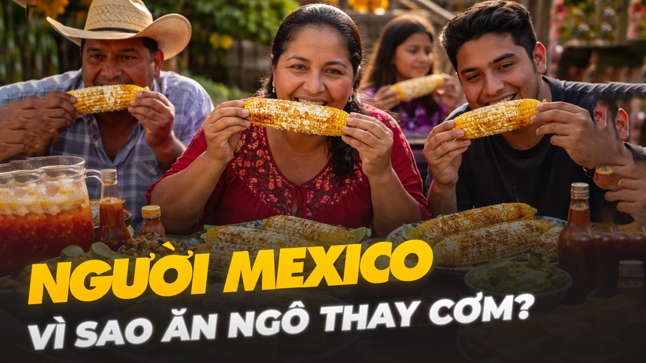 VÌ SAO NGƯỜI MEXICO ĂN NGÔ THAY CƠM?